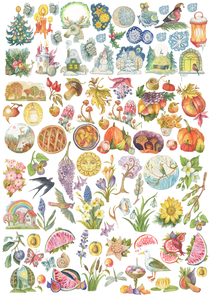 деколи 4 сезона