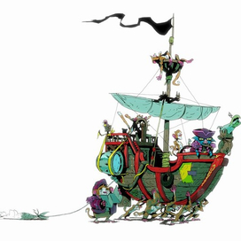 свинья и русалка