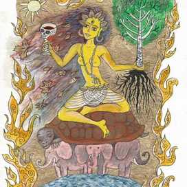 Жёлтая Тара - Богиня Земли