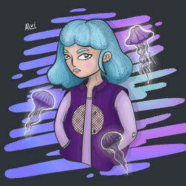 Девочка медуза