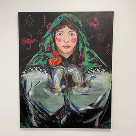 Картина акрилом 