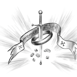 Иллюстрация к книге"Как это было"рассказ "кольцо Нибелунгов"