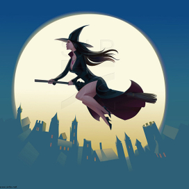 ведьма над городом