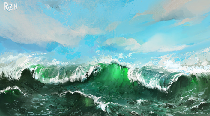 "Sea" Procreate