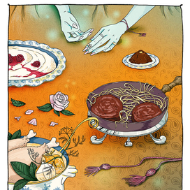Иллюстрация из книги «Кухонная сказка»