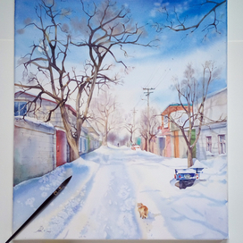 Зима в городе О.