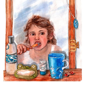 "Еслибы за лучше всего в мире почищенные зубы давали..."