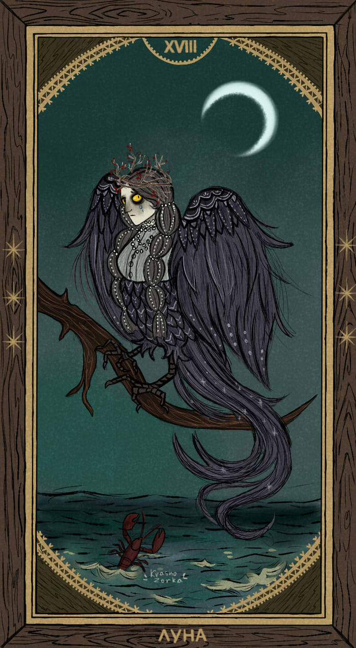 Карта таро - Луна