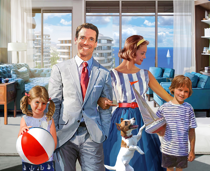 Для рекламного баннера ЖК " Морской квартал"