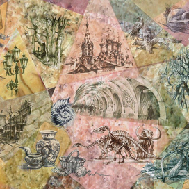 "История и культура Москвы и окрестностей". Форзац.