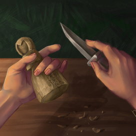 Иллюстрация к книге "Маркиз желтого сапфира"