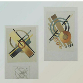 Абстрактный линейный рисунок