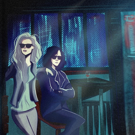 Сюжетная иллюстрация по мотивам Джармуша