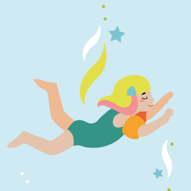 Урок плавания