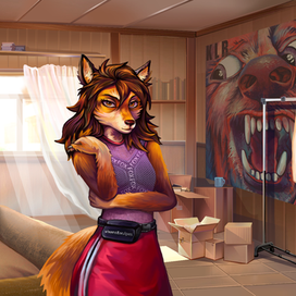 Иллюстрация для новеллы Everglow