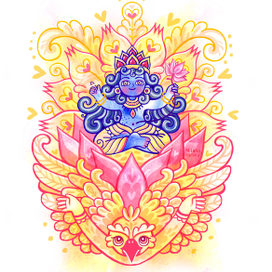 Вишну на Гаруде