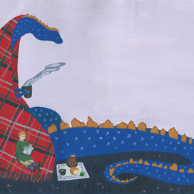 "Дракон-лежебока" К. Грэм