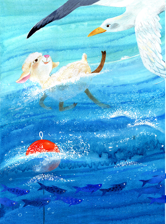 Барашек и море