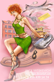 Девушка с кошкой