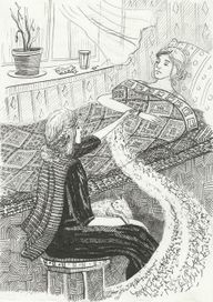 Сказка о часах. Иллюстрация к произведению Л. Петрушевской. № 3