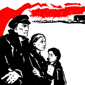 Иллюстрация ко 6й главе 1й части романа "Как закалялась сталь"