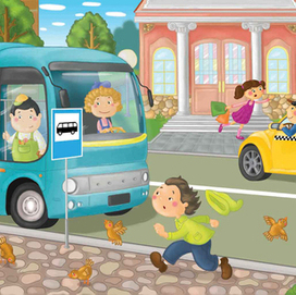 В шумном городе