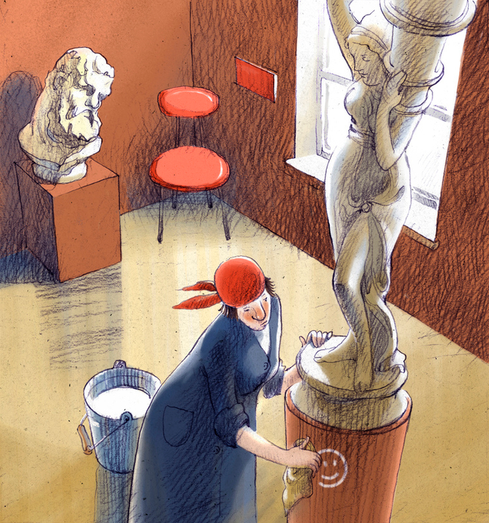 Слон в музее 