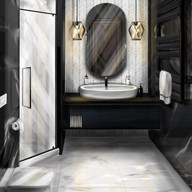 Скетч санузла