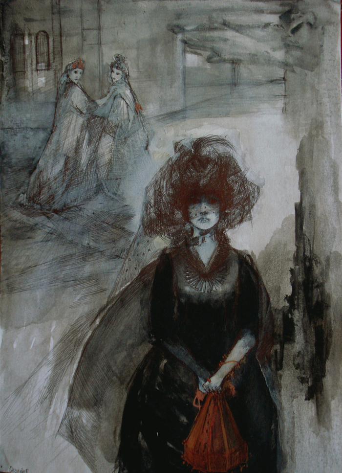 На перроне.