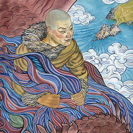 Иллюстрация к бурятской сказке "Муу Хара"