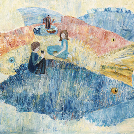 Кофе на рыбах