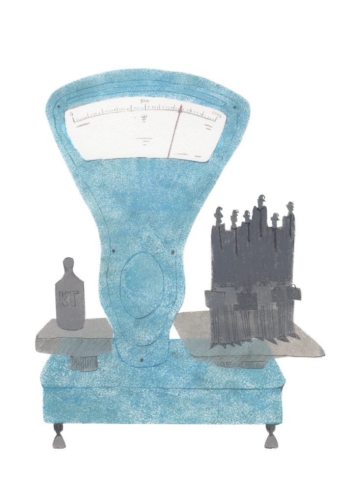 Журнальная иллюстрация (экономическая тема)