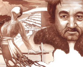 Шмуцтитул к пьессе И.Франка "Украденное счастье"