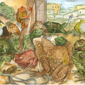 Казни египетские - Жабы