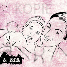 Портрет стиль "Граффити"