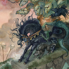 Иллюстрация к сказке "Иван - коровий сын" для ИД Мещерякова