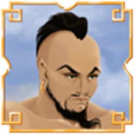 Джин (для онлайн-игры "Волшебная лампа Аладдина")