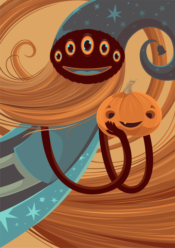 Halloween bearded man