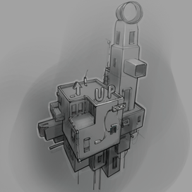 Футуристическое здание