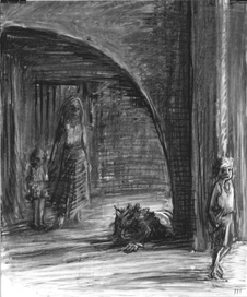 "Сон, в котором оборотень хотел пробраться к детям, чтобы с кем-нибудь из них рядом поспать. 3.