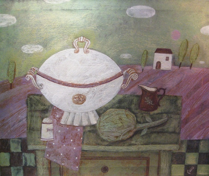 «Натюрморт с белой супницей»