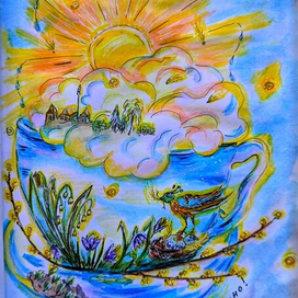 Пригласи апрель на капучино