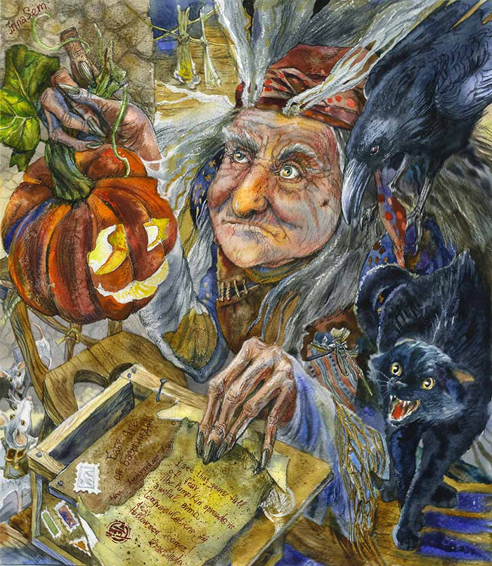 И к бабе Яге прикатил Хэллоуин!!!