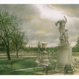 Париж, сад Тюильри