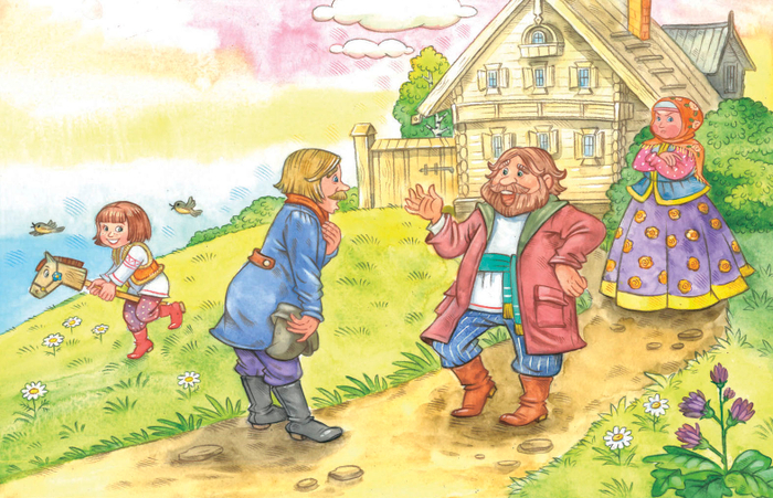 СКАЗКИ ЛЬВА ТОЛСТОГО. Два купца