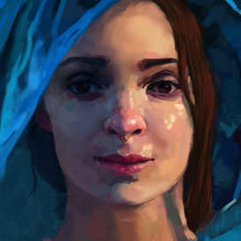 Алёнка.портрет с заимствованием