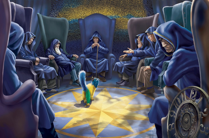 Мудрецы в мудрецовском зале 