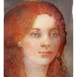 Быстрый портрет акварелью