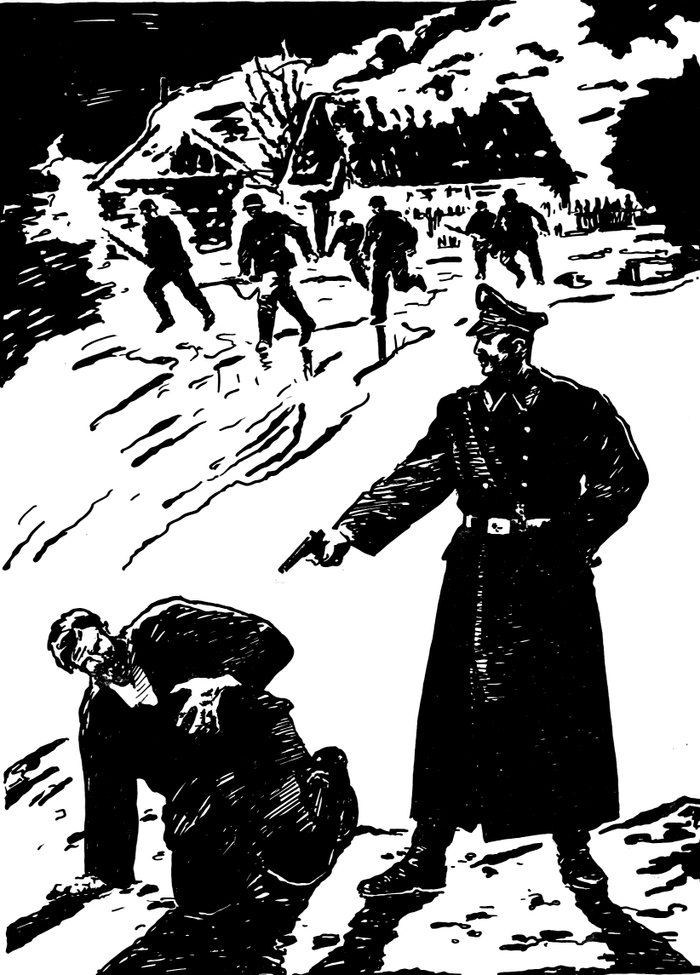 Самолет меняет курс