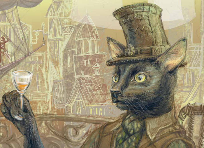 Котик, поближе часть